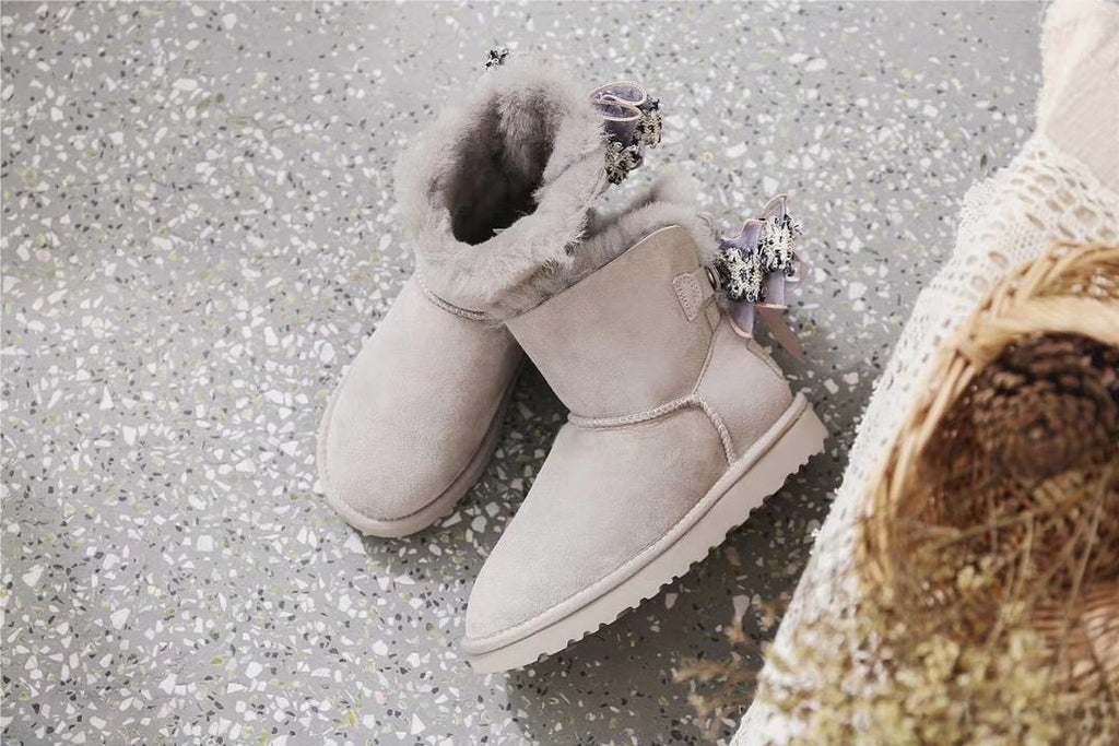 Diamond Grey 3-in-1 Convertible Snow Boots