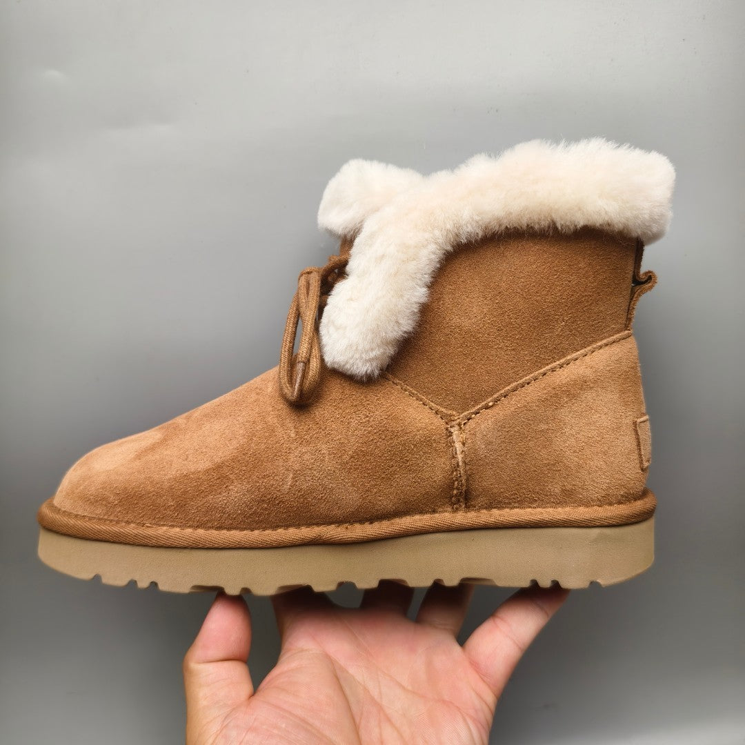 Chestnut Mid-Top Lace-Up Casual Sneakers – In Stock