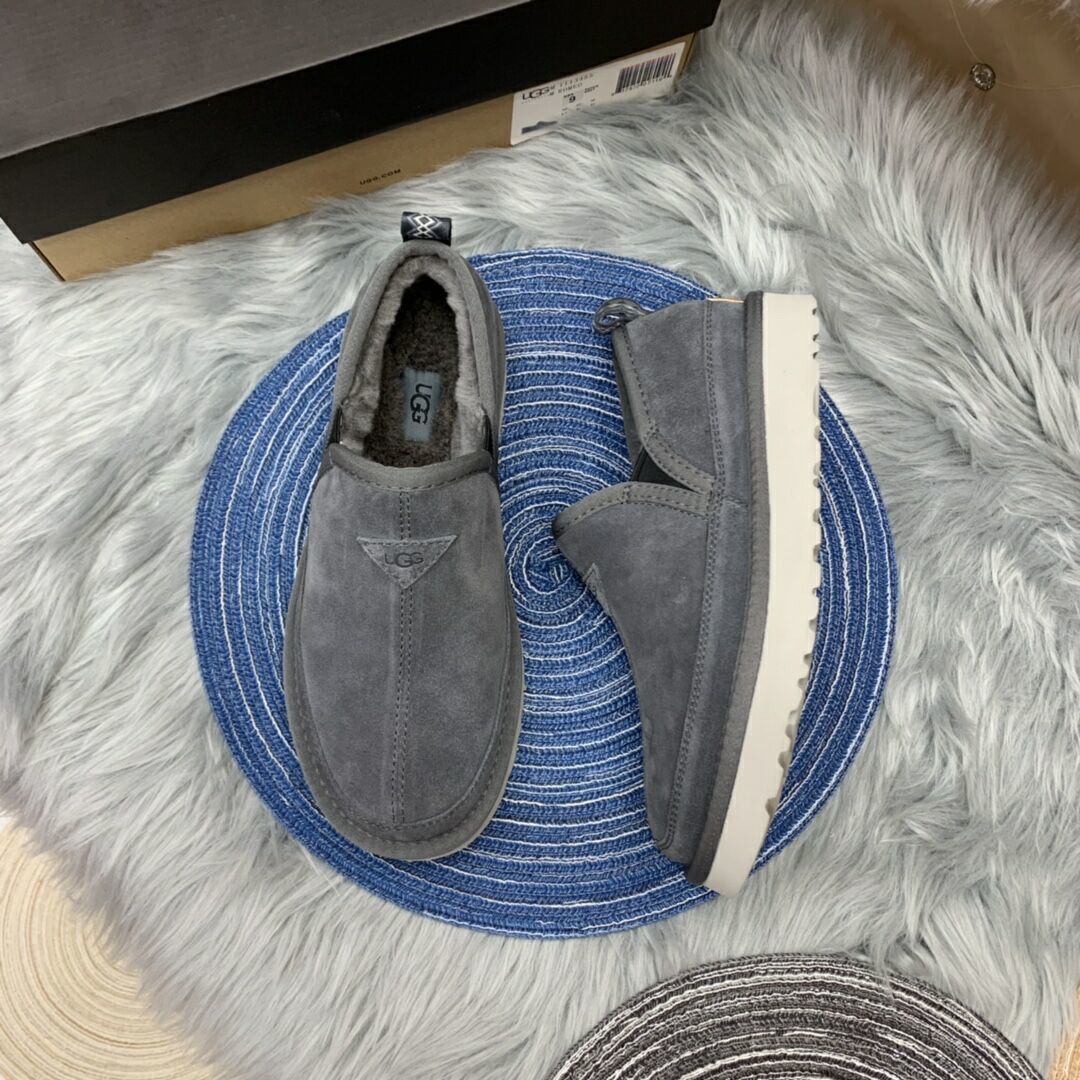 Grey Men’s Slip-On Low-Top Sneakers – In Stock