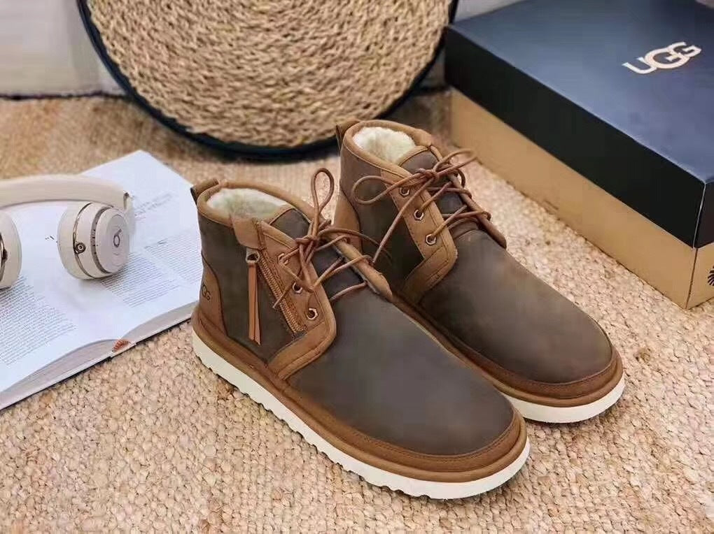 Chestnut Neum Zip-Up Sneakers – New Upgraded Edition