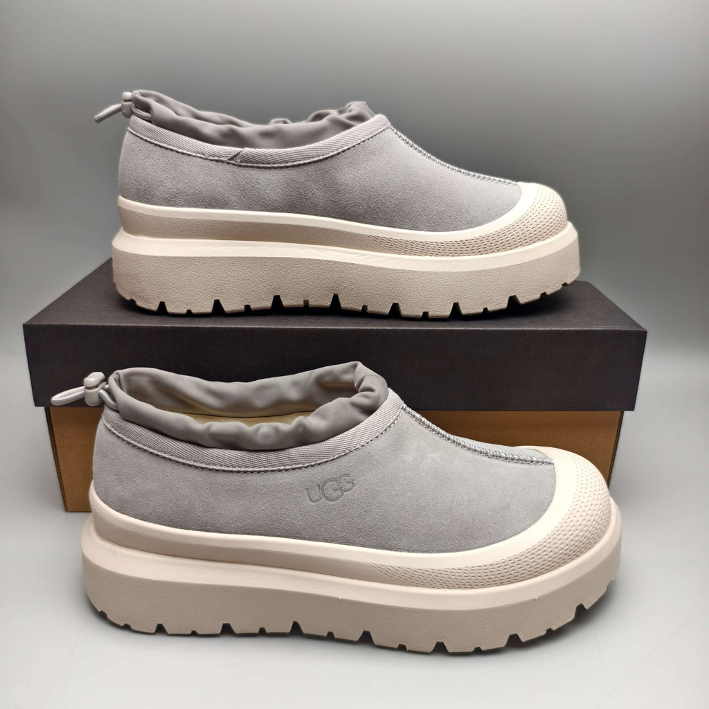 Light Grey Slip-On Casual Streetwear Sneakers – In Stock