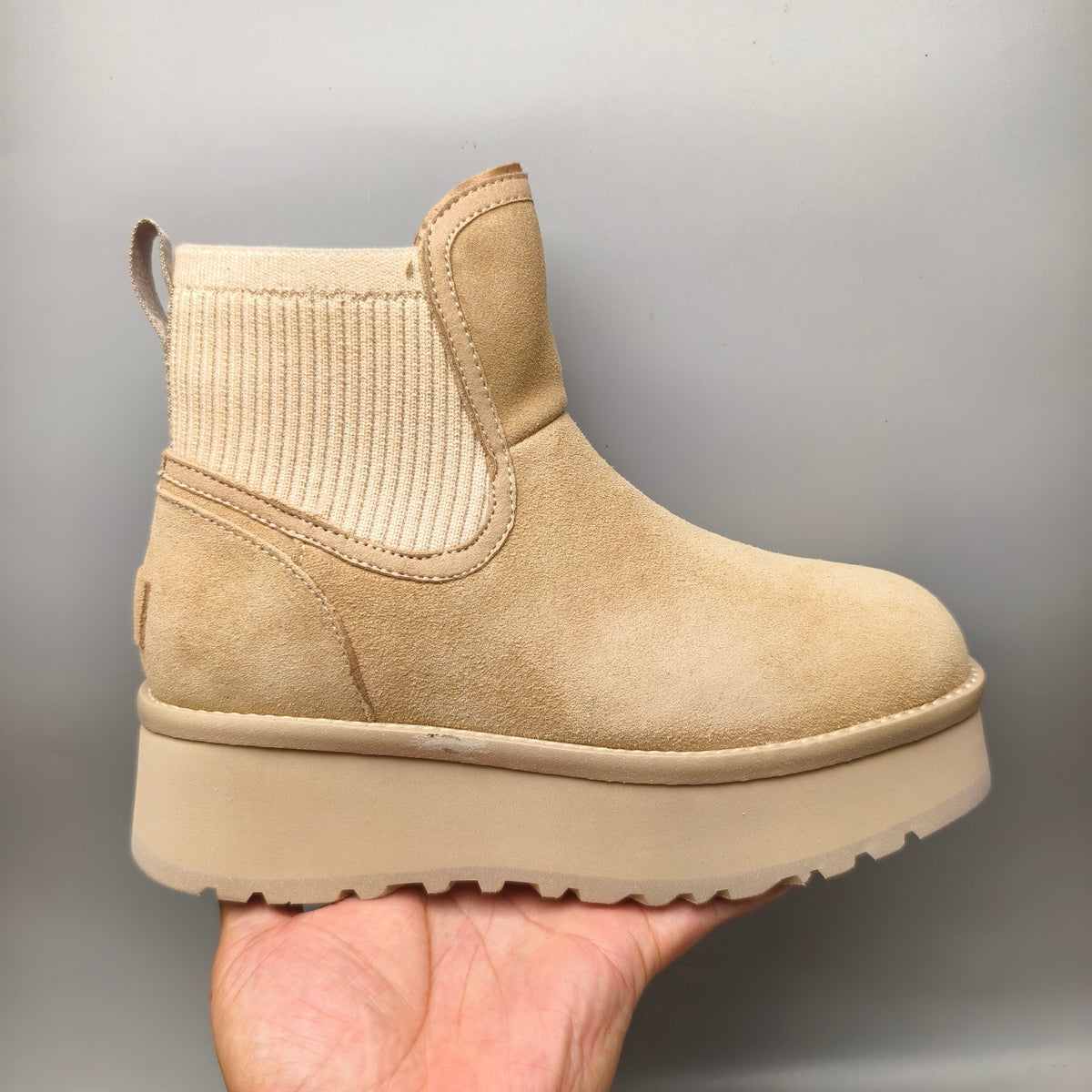 Sand 5cm Chunky Platform Fashion Sneakers – In Stock