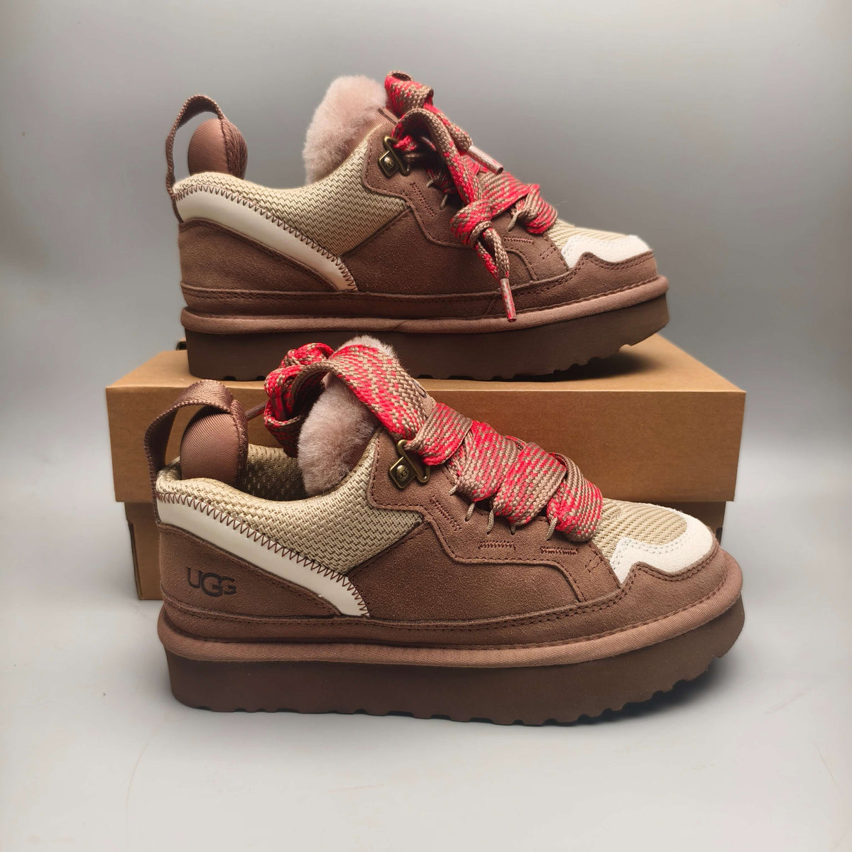 Antelope Brown Couples Mesh Sport Casual Sneakers – In Stock