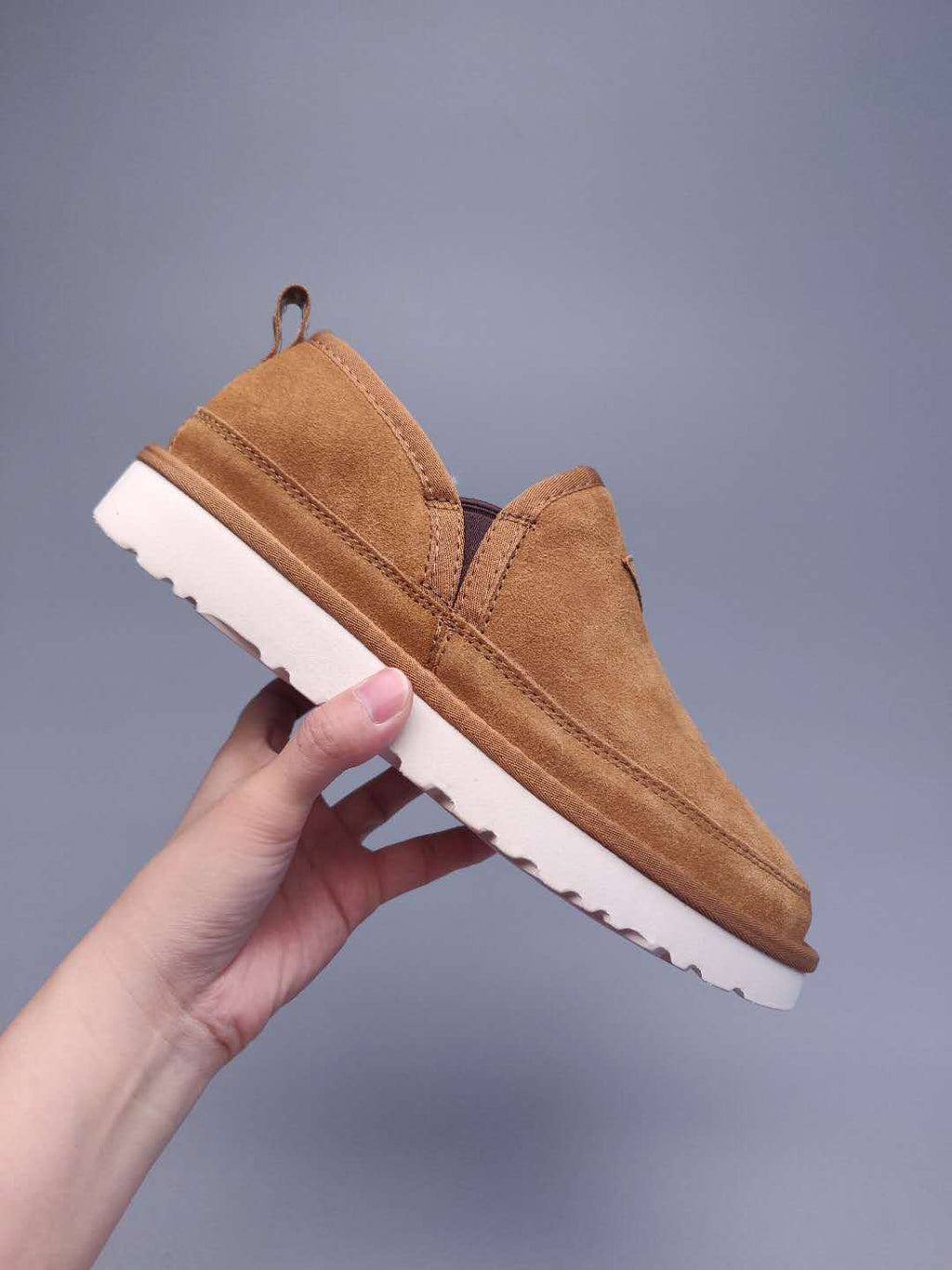 Chestnut Men’s Slip-On Low-Top Sneakers – In Stock