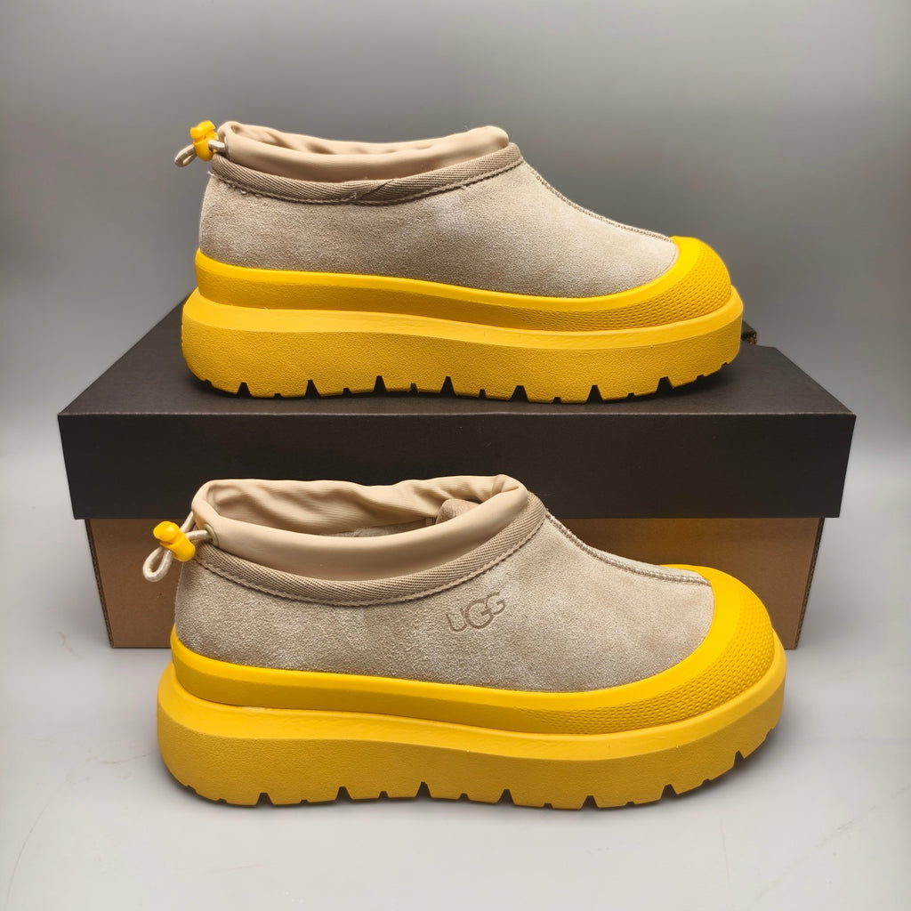 Yellow Slip-On Casual Streetwear Sneakers – In Stock