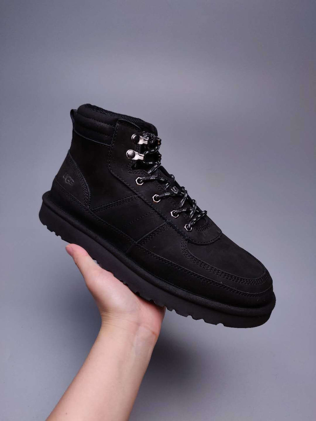 Black Men’s Casual Lace-Up Shoes – In Stock