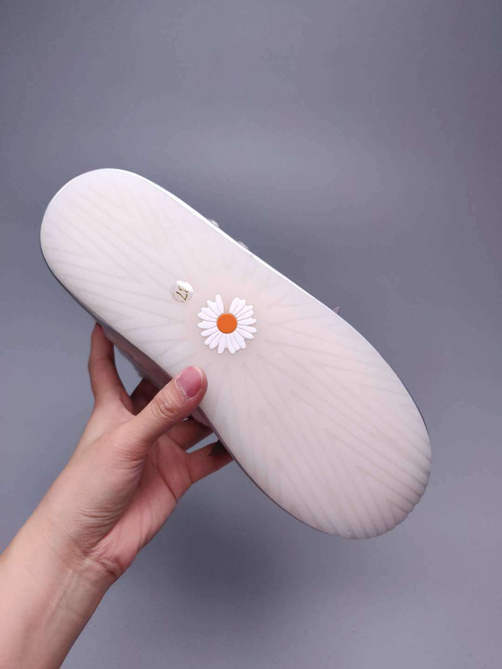 Iridescent Daisy Crystal Ribbon Shoes – In Stock