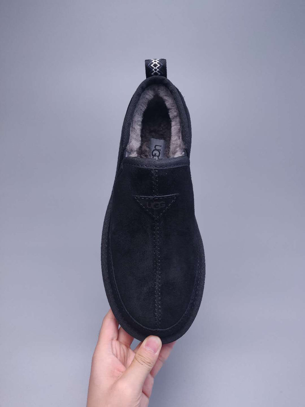 Black Men’s Slip-On Low-Top Sneakers – In Stock