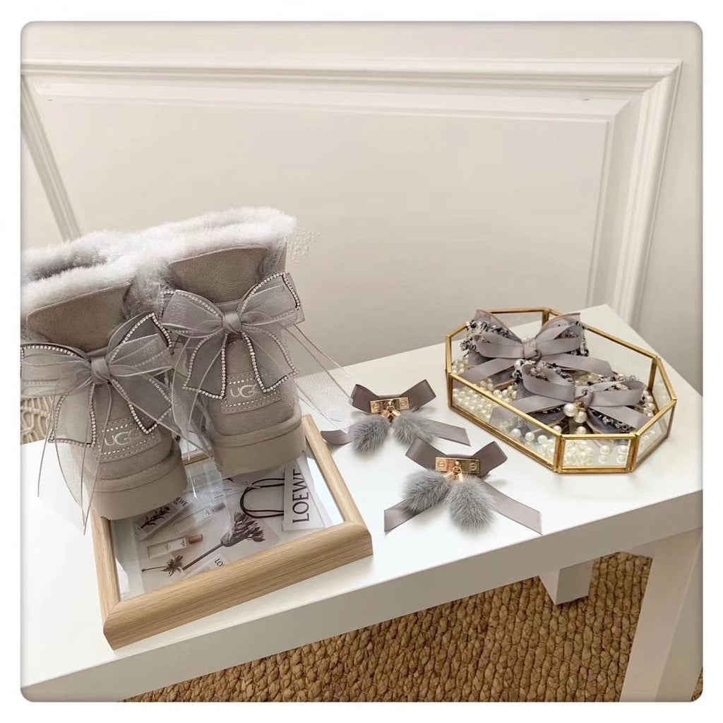 Diamond Grey 3-in-1 Convertible Snow Boots