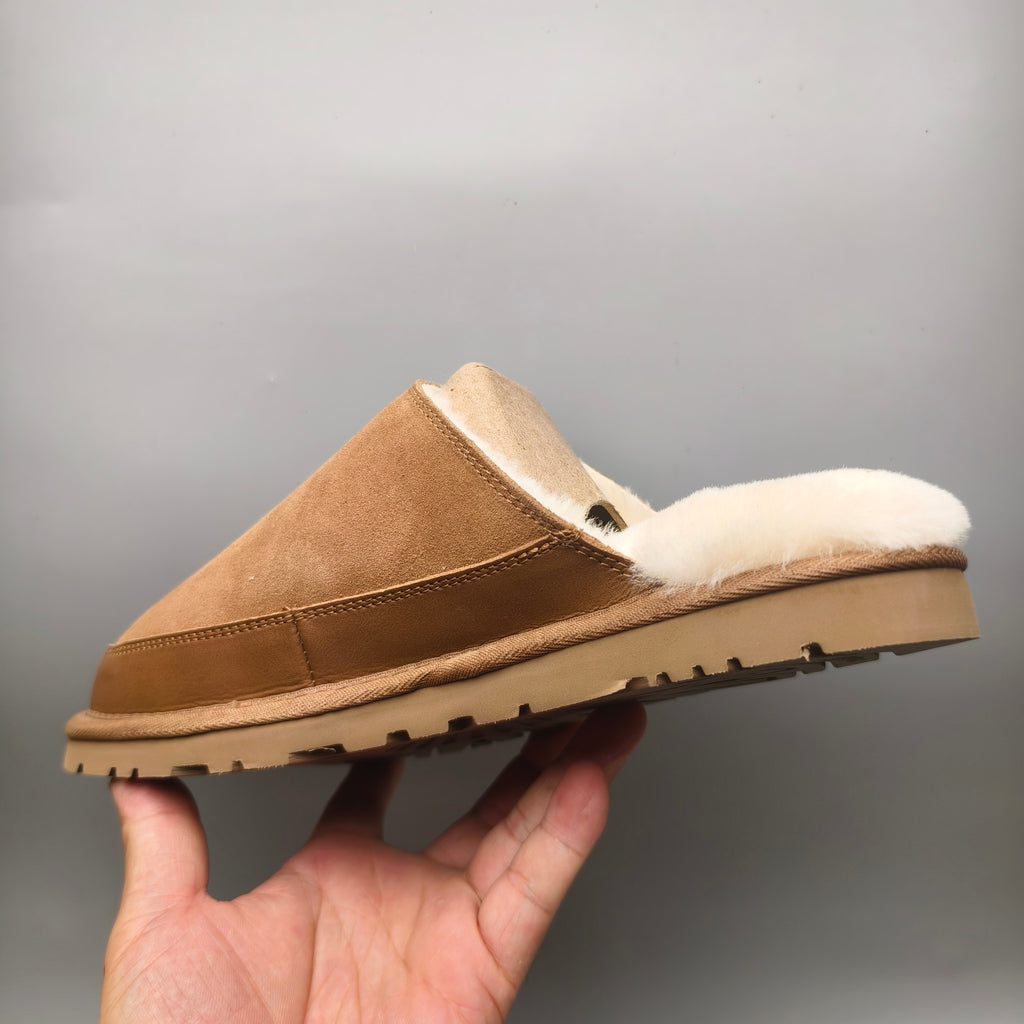 Chestnut Ultra-Lightweight Casual Fluffy Slippers for Men – In Stock