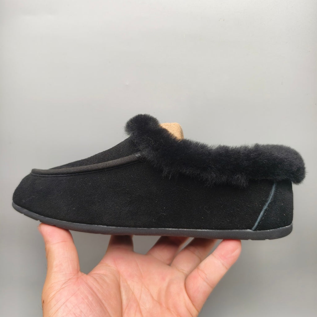 Black Slip-On Casual Home Loafers – In Stock