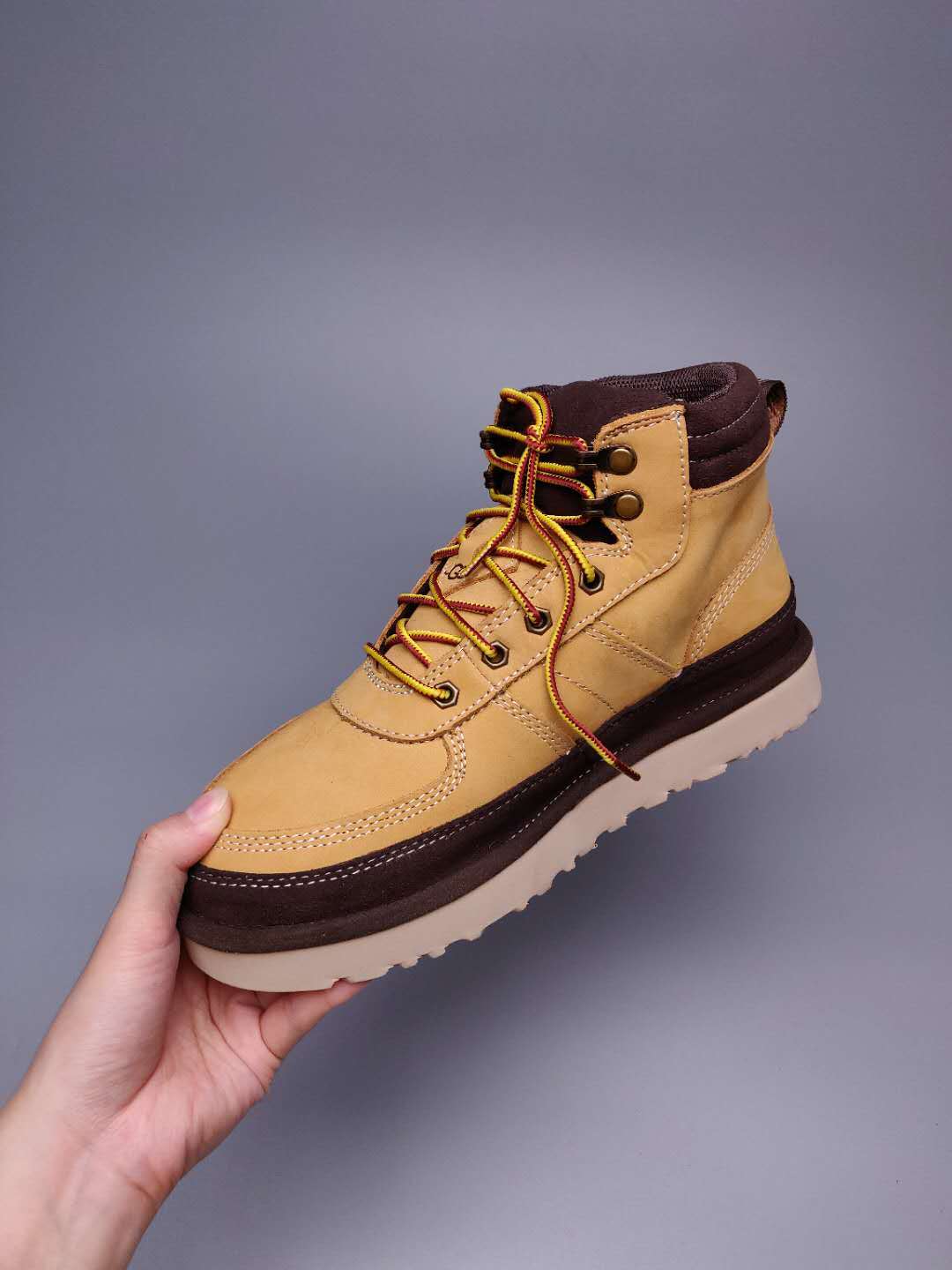 Chestnut Men’s Casual Lace-Up Shoes – In Stock