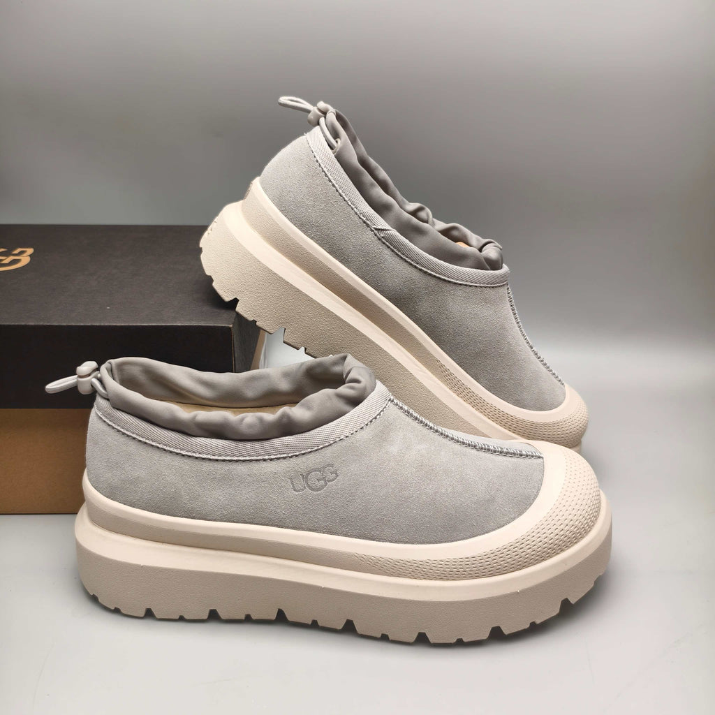 Light Grey Slip-On Casual Streetwear Sneakers – In Stock