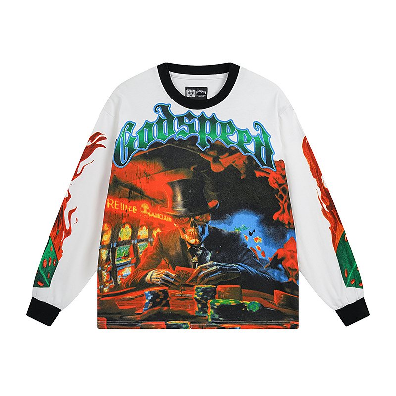 Godspeed E Pluribus Unum Graphic Long-Sleeve T-Shirt