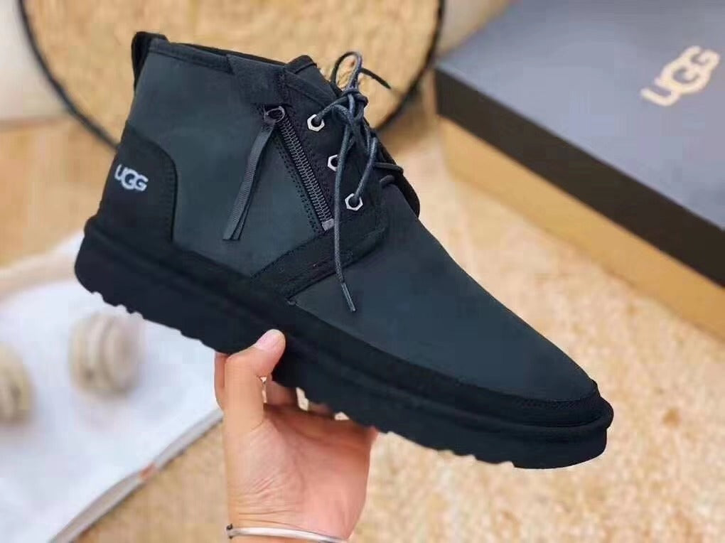 Black Neum Zip-Up Sneakers – New Upgraded Edition
