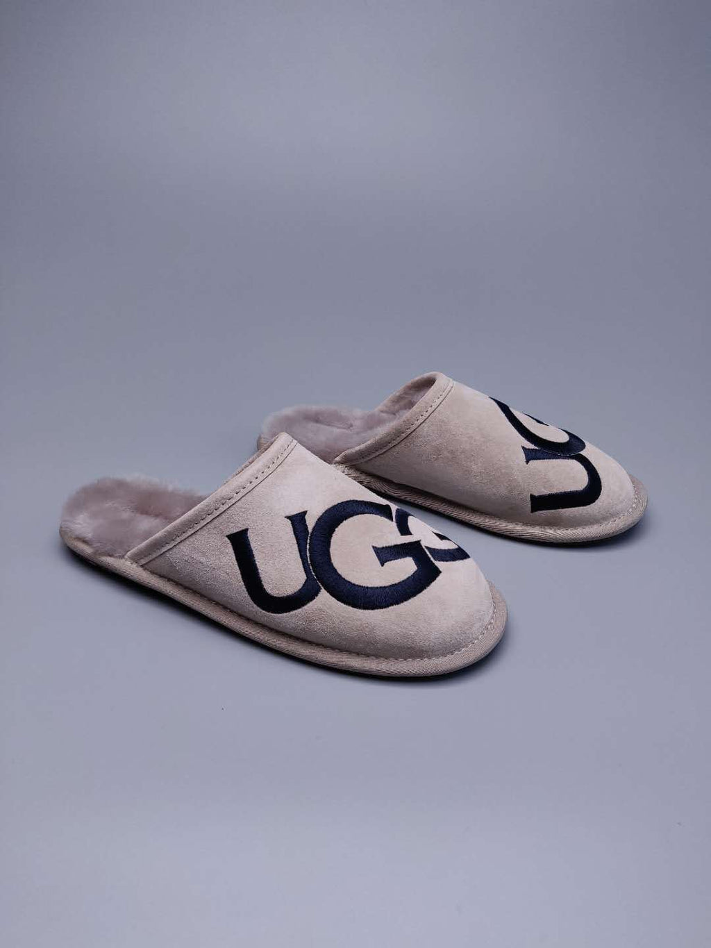 Grey G-Style Indoor Slippers – In Stock