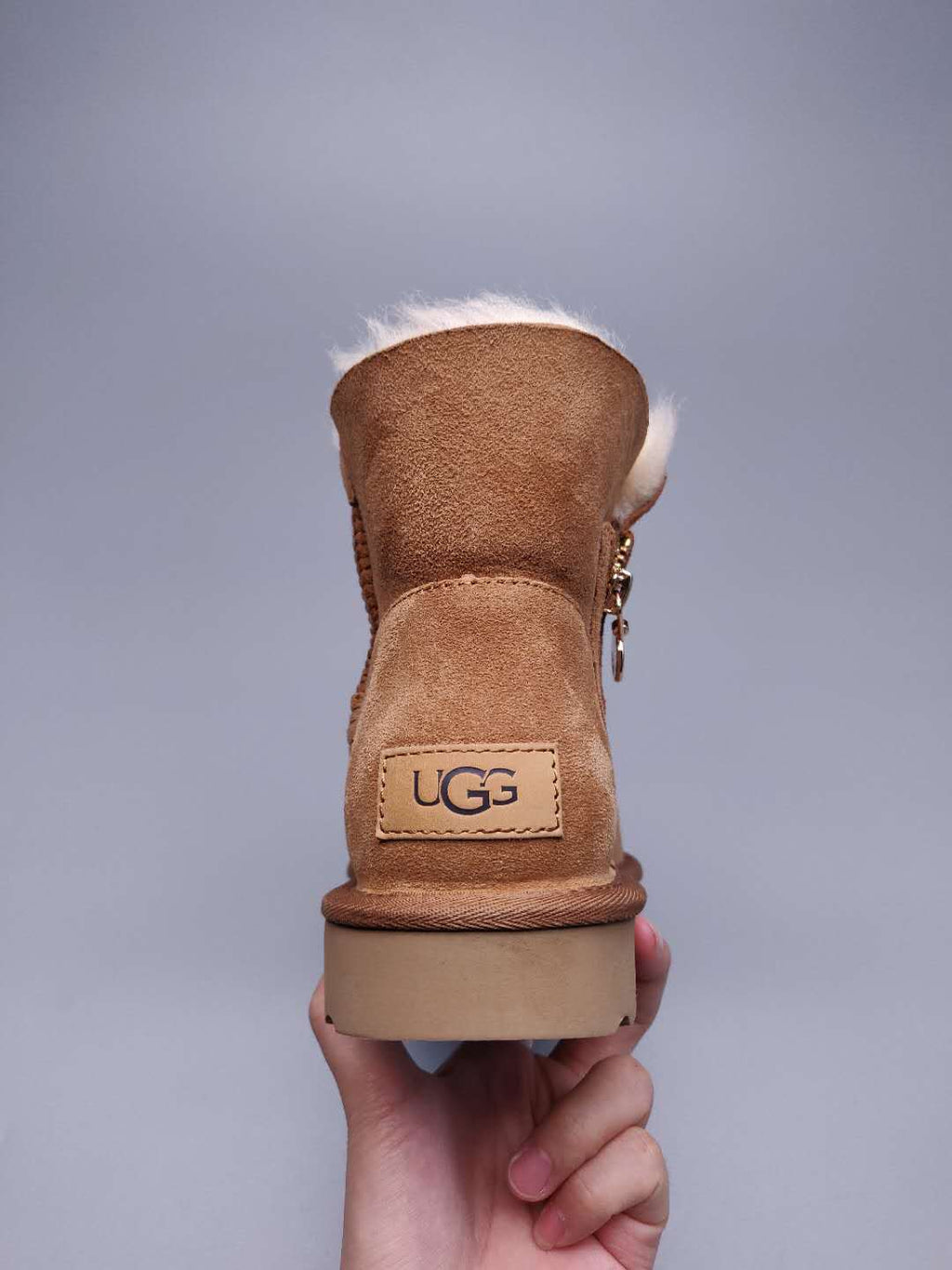 Chestnut Side-Zip Ankle Boots – In Stock