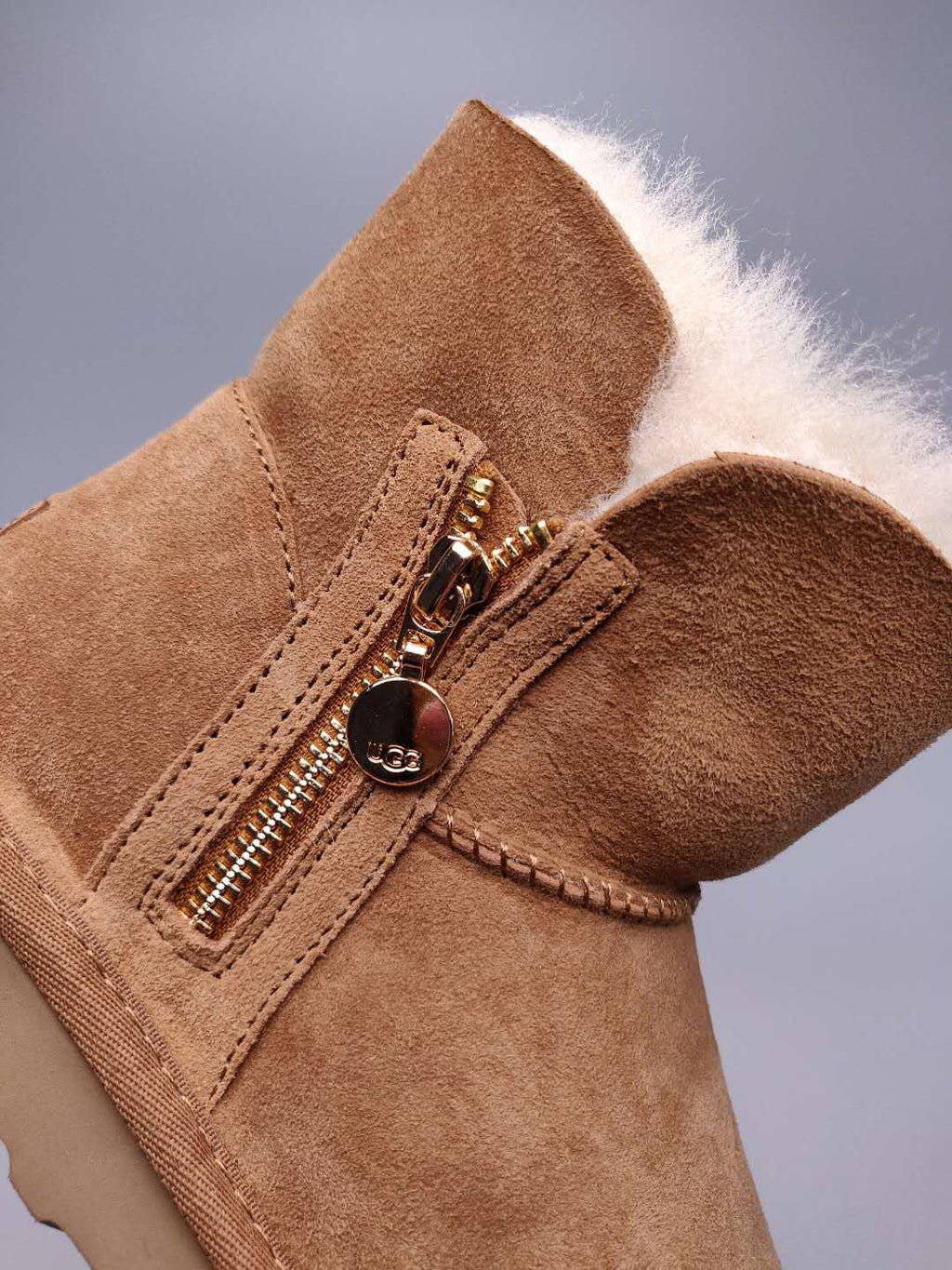 Chestnut Side-Zip Ankle Boots – In Stock