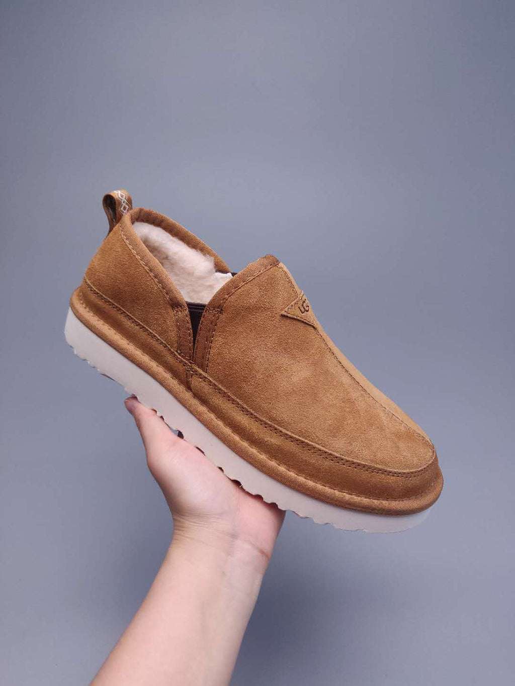 Chestnut Men’s Slip-On Low-Top Sneakers – In Stock