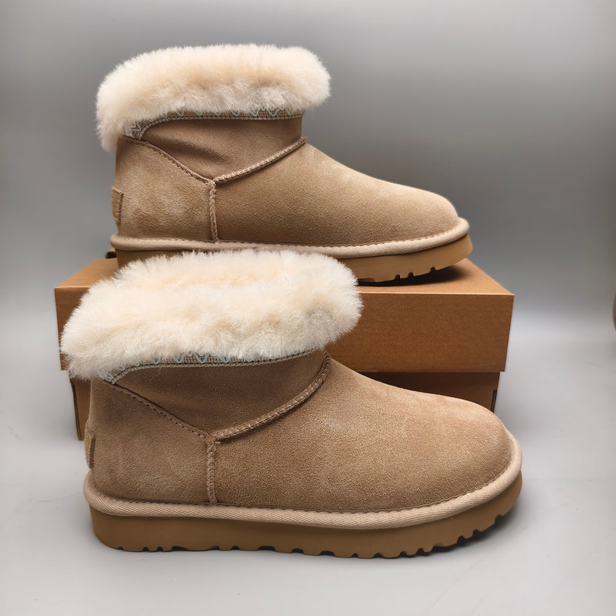 Sand Ethnic Style Low-Top Casual Sneakers – In Stock