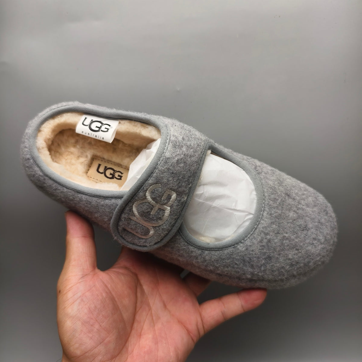 Grey Mary Jane Ultra-Lightweight Casual Shoes – In Stock