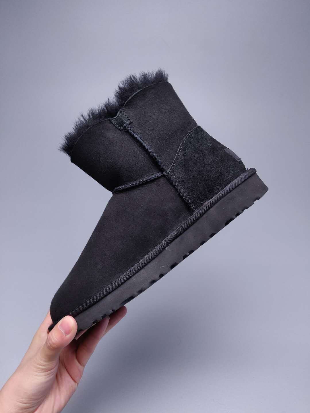 Black Side-Zip Ankle Boots – In Stock