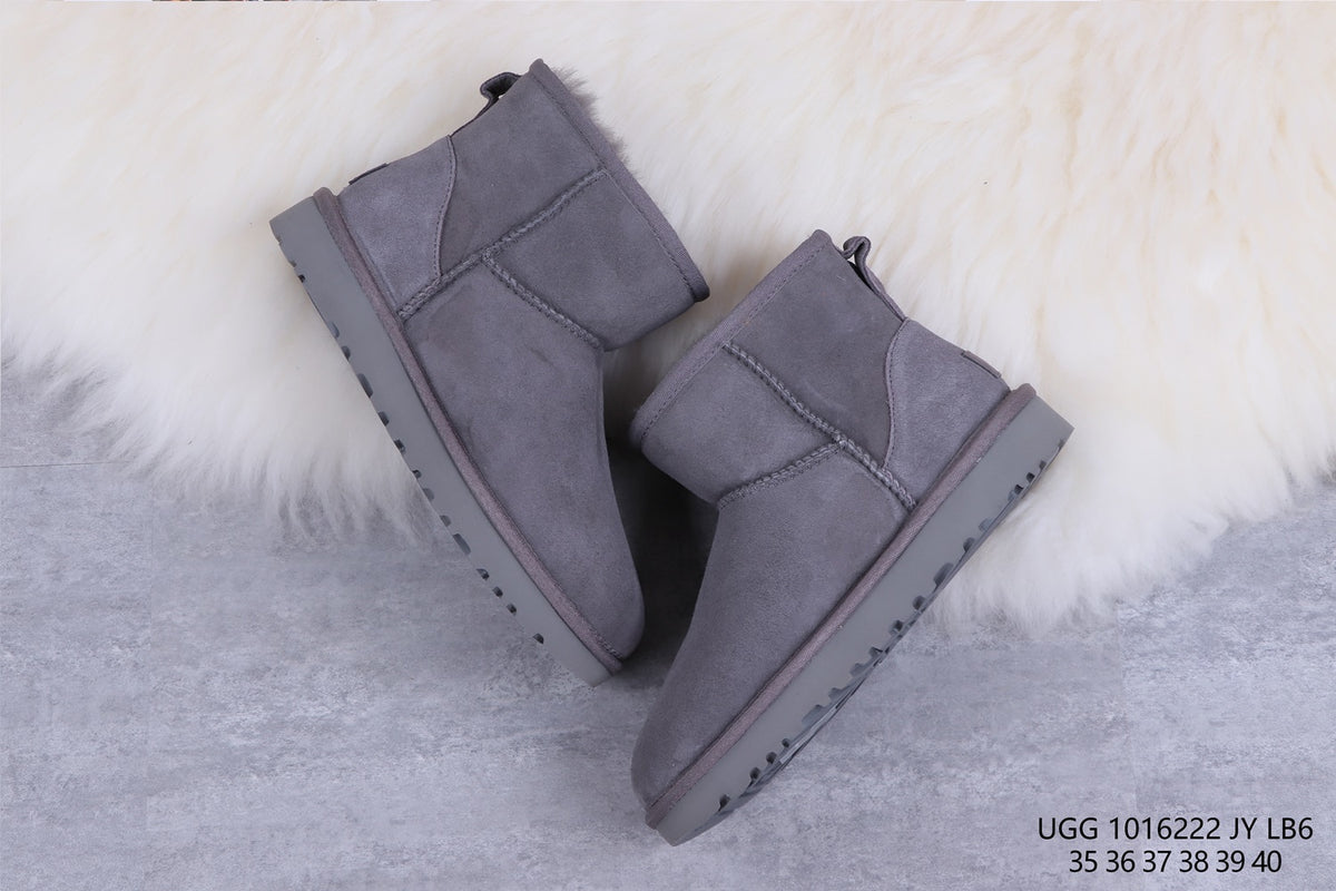 Grey Classic Mini II Short Boots 2.0 – In Stock