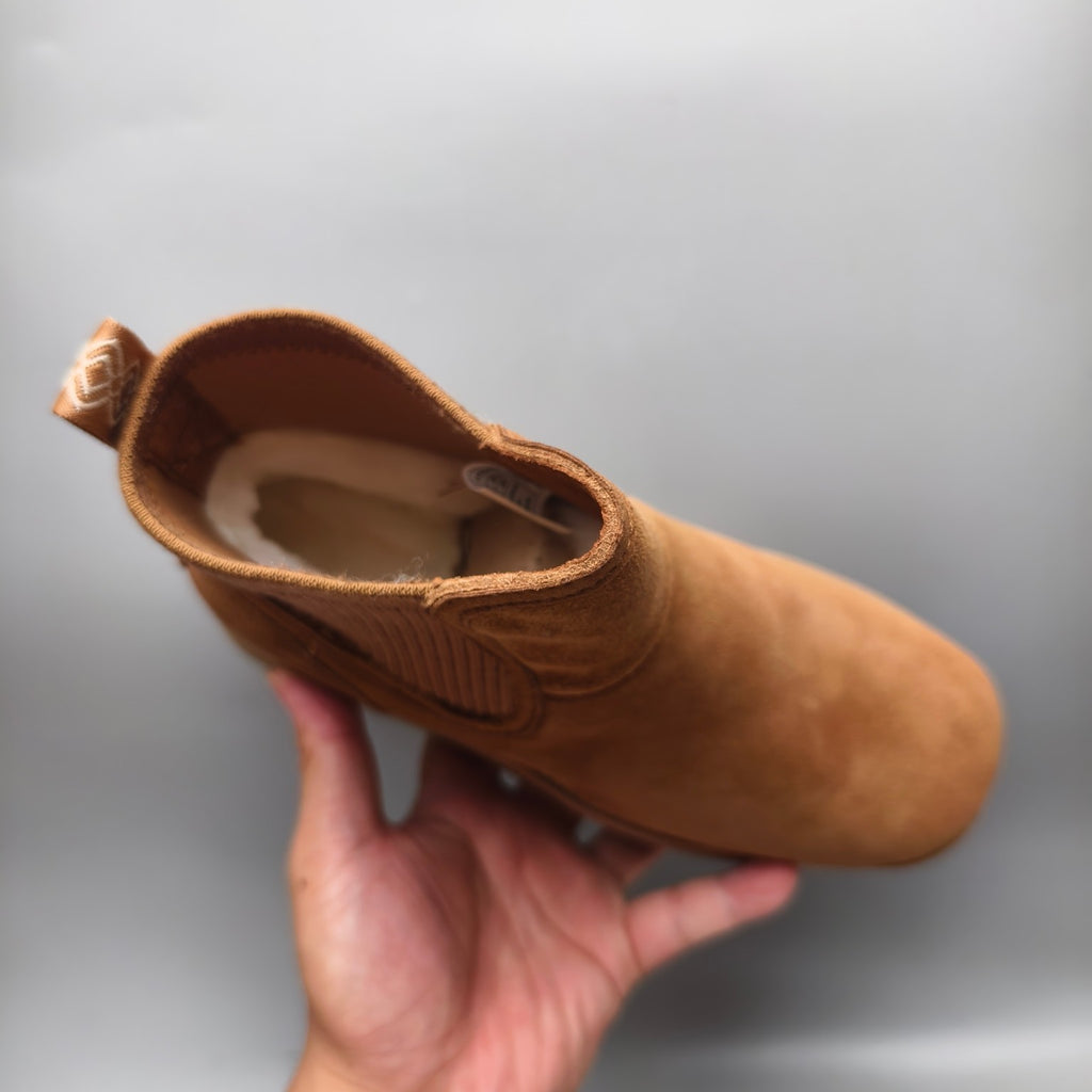 Chestnut 5cm Chunky Platform Fashion Sneakers – In Stock