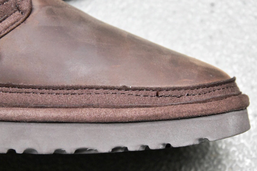 Men’s Crazy Horse Leather Zip-Up Sneakers