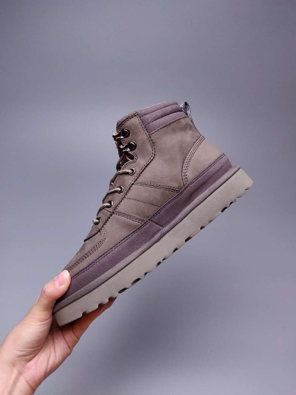 Grey Men’s Casual Lace-Up Shoes – In Stock