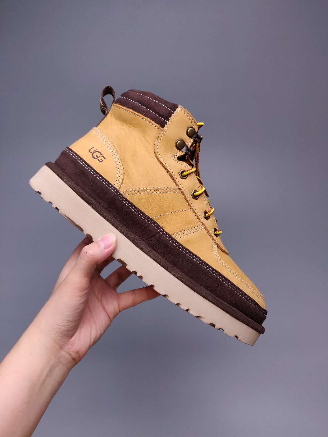 Chestnut Men’s Casual Lace-Up Shoes – In Stock