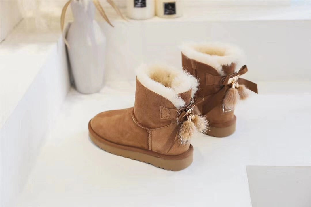 Chestnut Brown 3-in-1 Convertible Snow Boots
