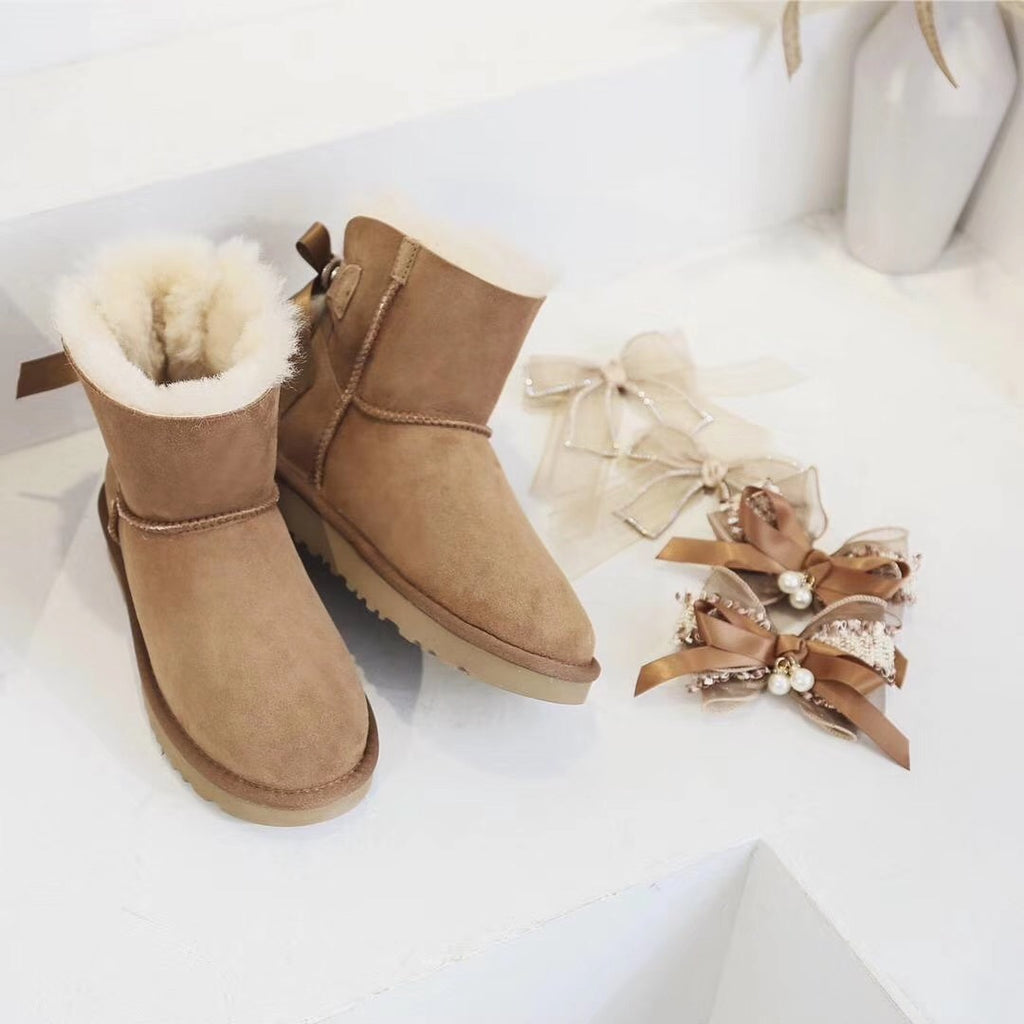 Chestnut Brown 3-in-1 Convertible Snow Boots