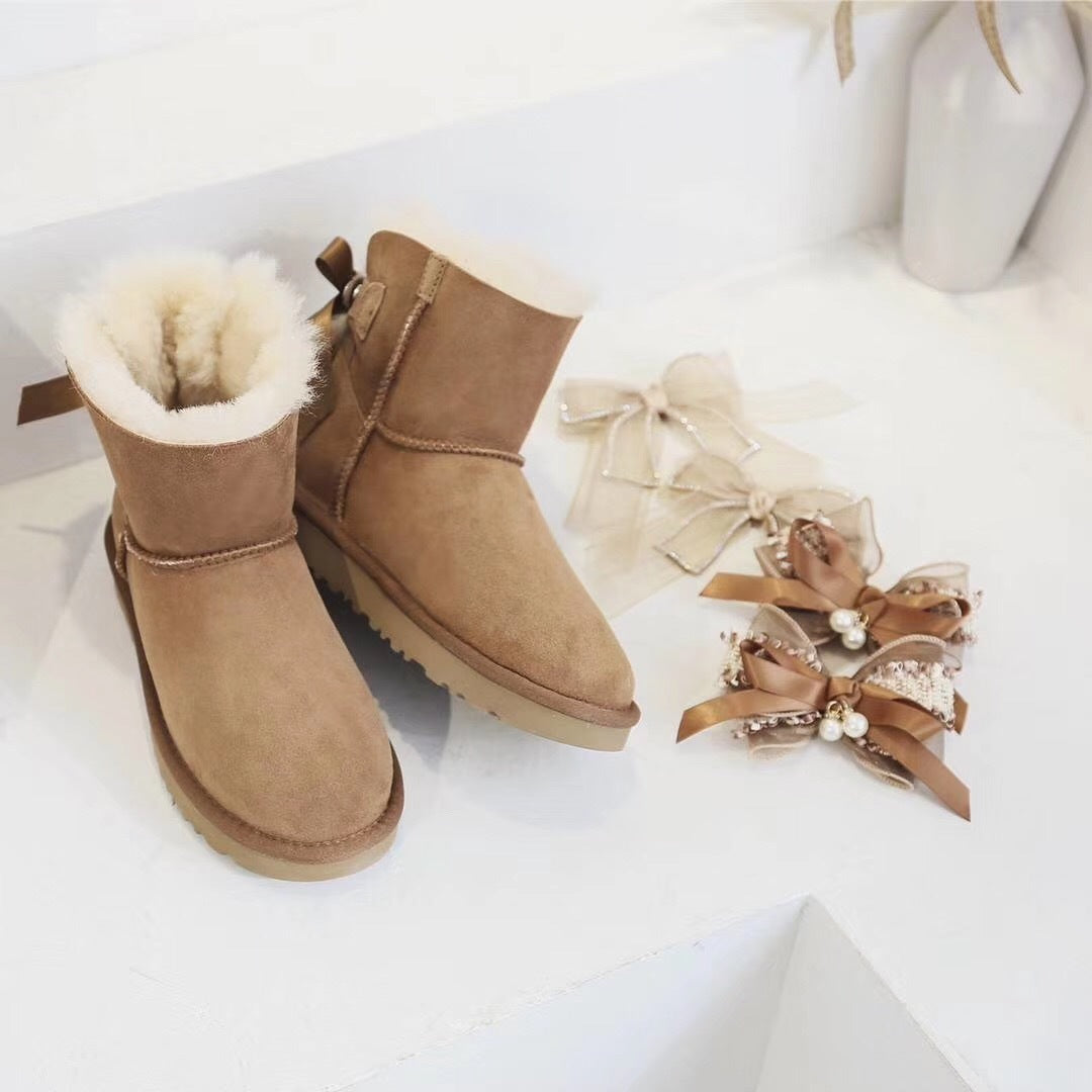 Chestnut Brown 3-in-1 Convertible Snow Boots