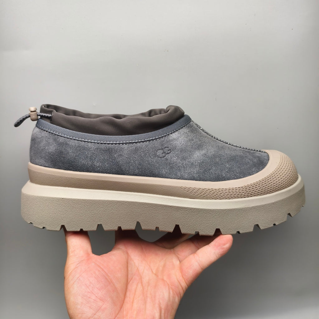 Dark Grey Slip-On Casual Streetwear Sneakers – In Stock