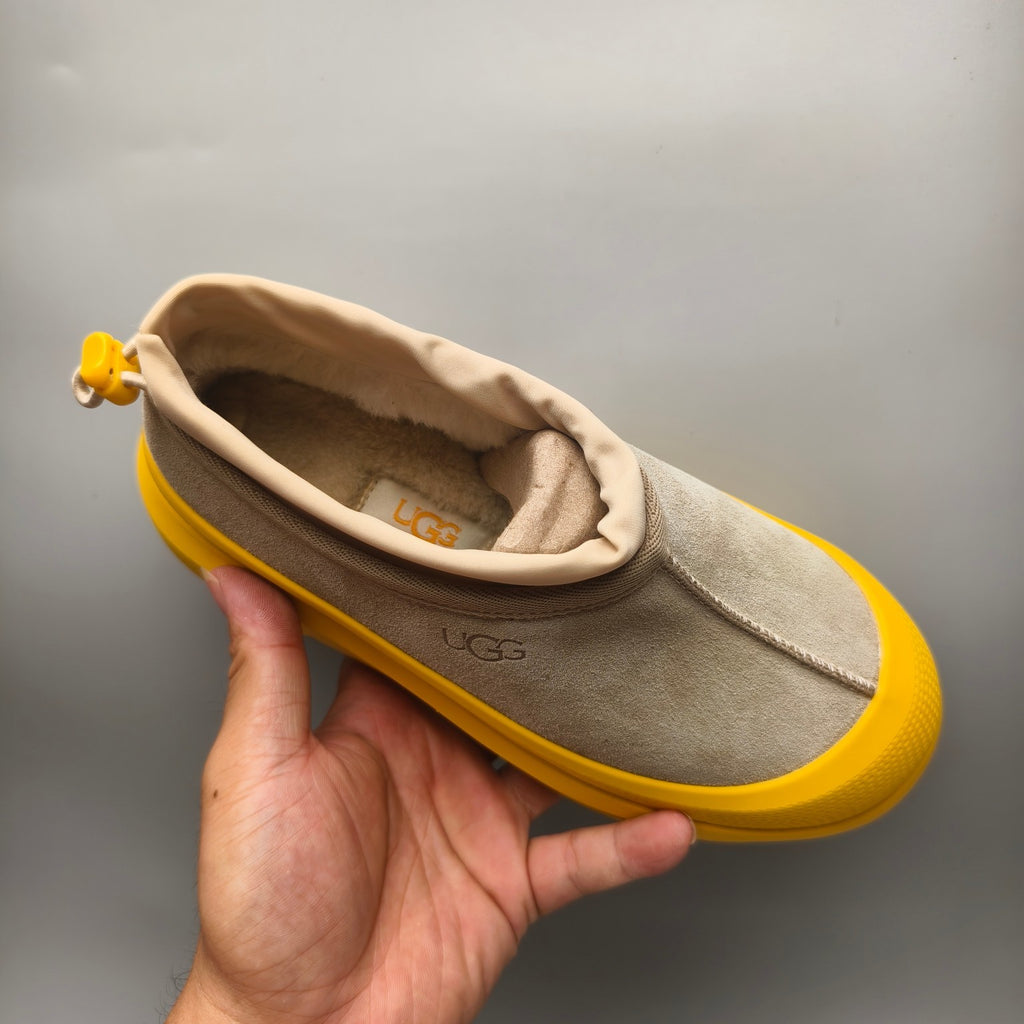 Yellow Slip-On Casual Streetwear Sneakers – In Stock