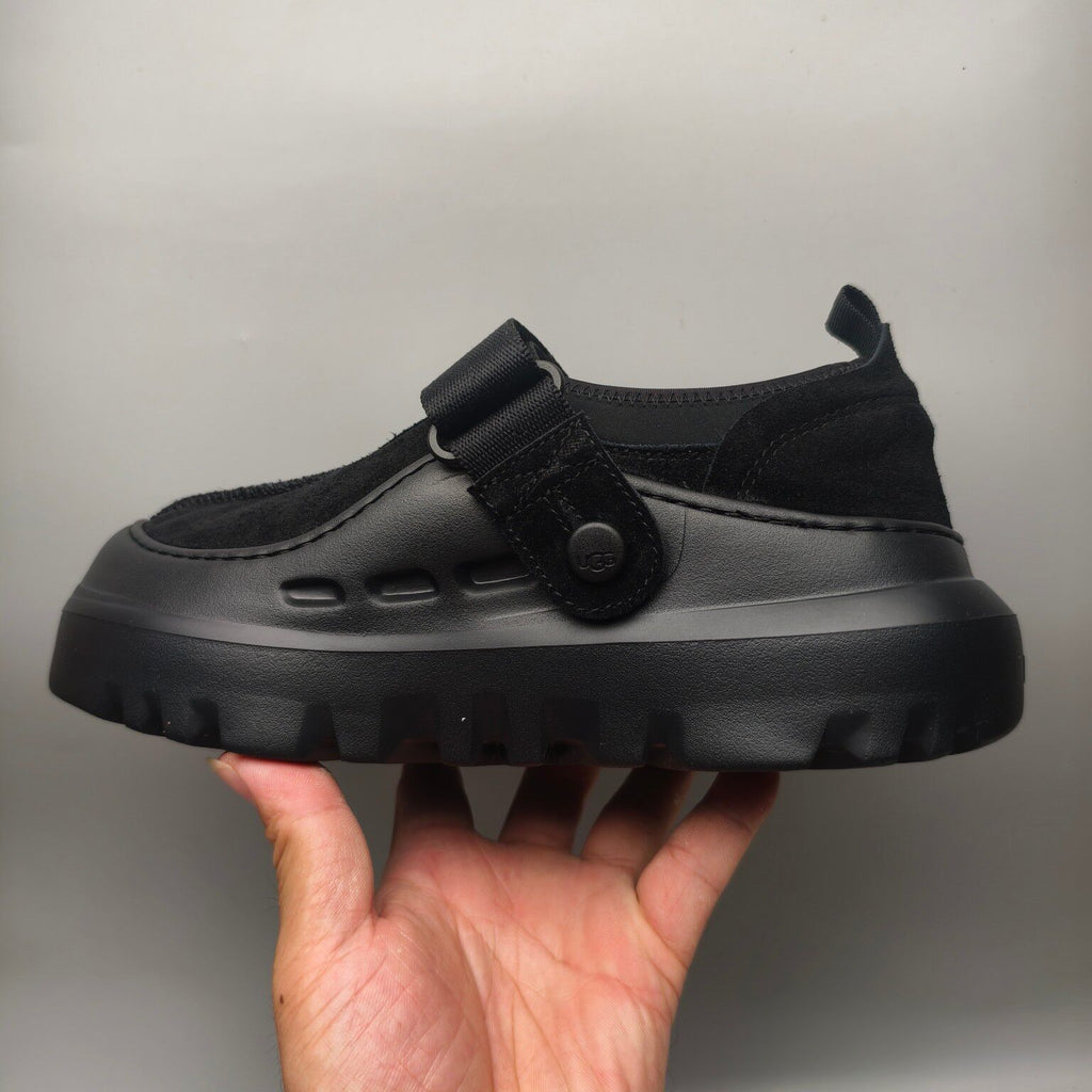 Black Unisex Slip-On Casual Shoes – In Stock