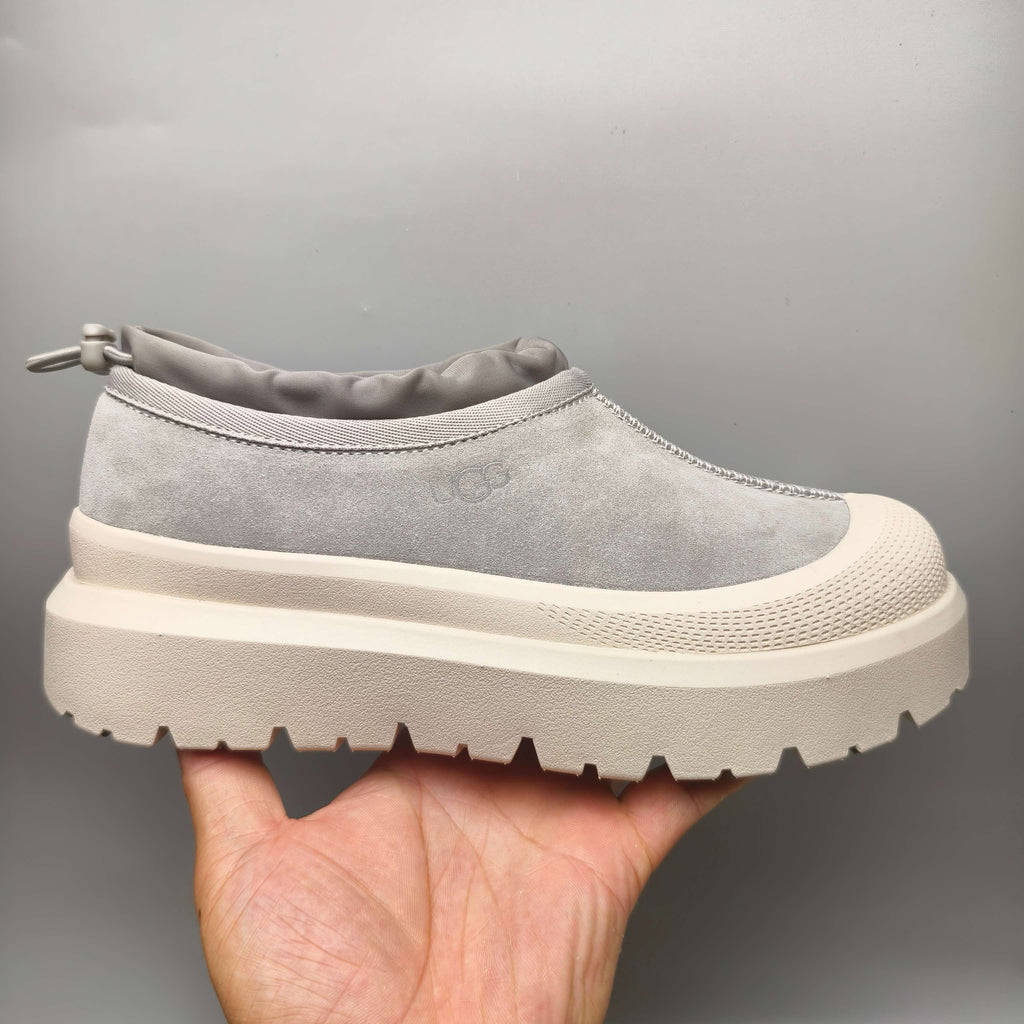 Light Grey Slip-On Casual Streetwear Sneakers – In Stock