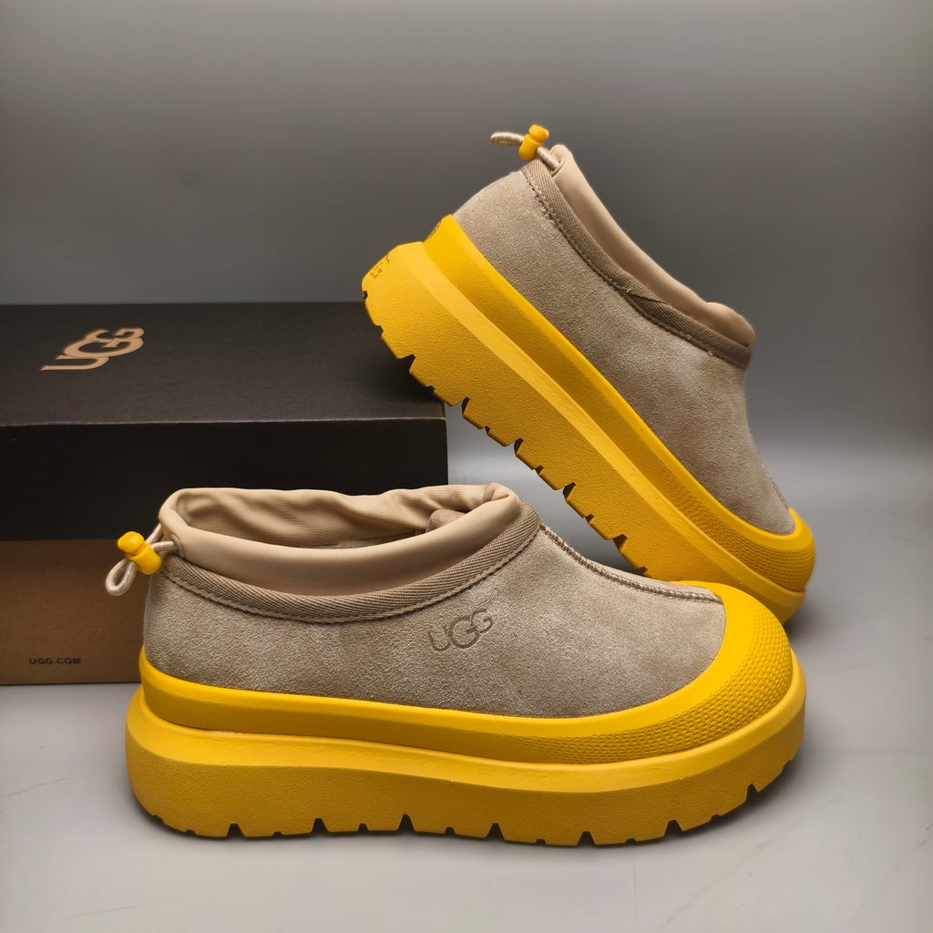 Yellow Slip-On Casual Streetwear Sneakers – In Stock