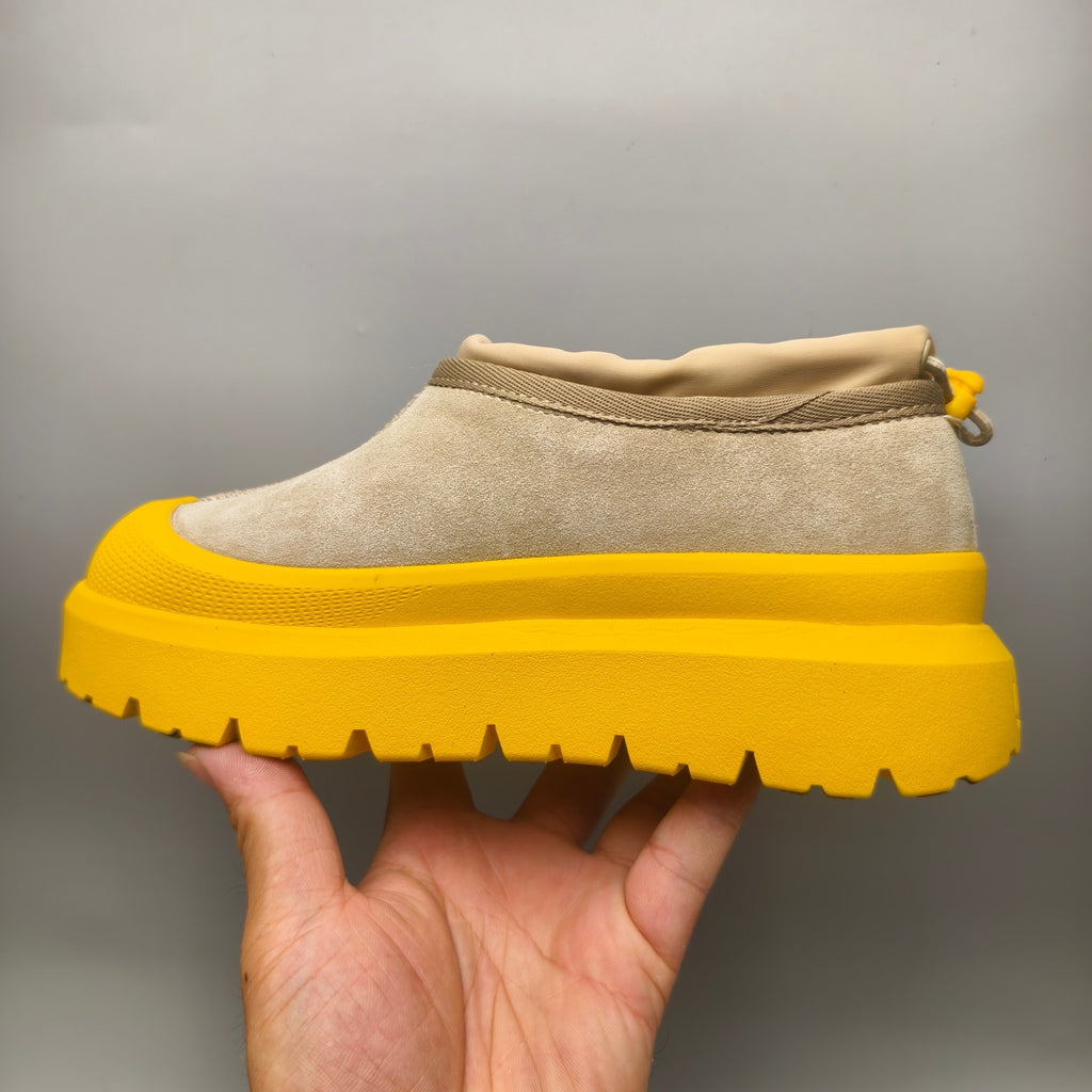 Yellow Slip-On Casual Streetwear Sneakers – In Stock
