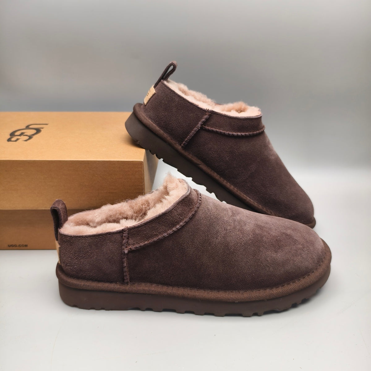 Chocolate Women’s Classic Slip-On Shoes – In Stock