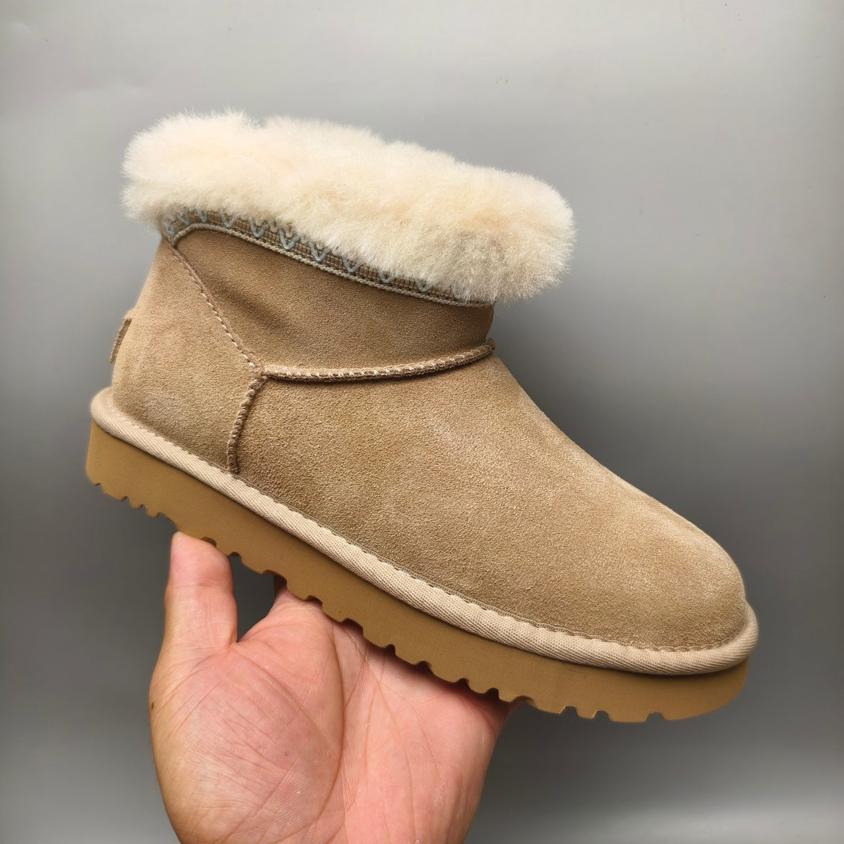 Sand Ethnic Style Low-Top Casual Sneakers – In Stock