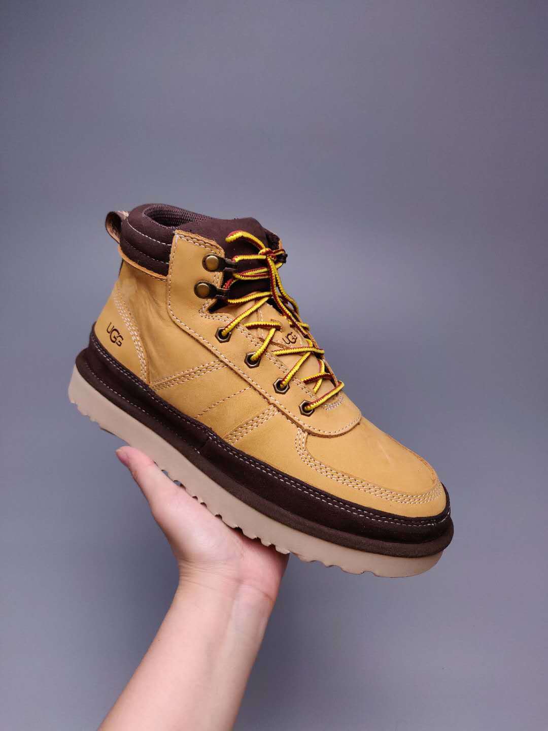 Chestnut Men’s Casual Lace-Up Shoes – In Stock