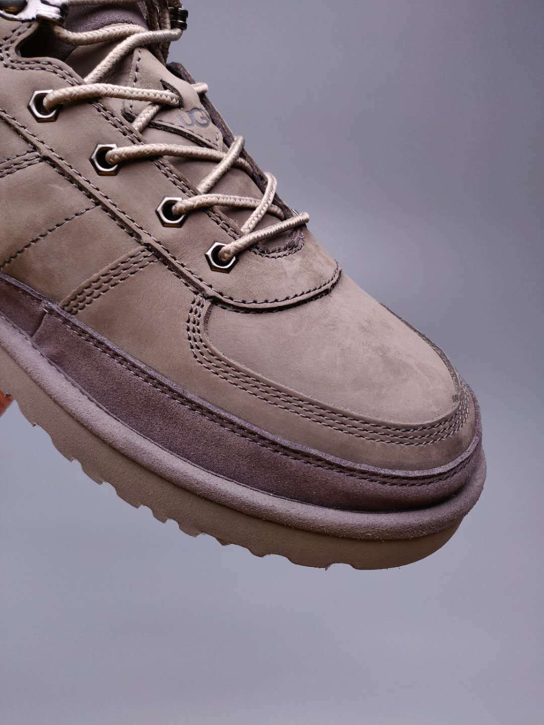 Grey Men’s Casual Lace-Up Shoes – In Stock