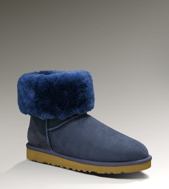 Navy Blue Stain-Resistant New Classic Short Boots – In Stock