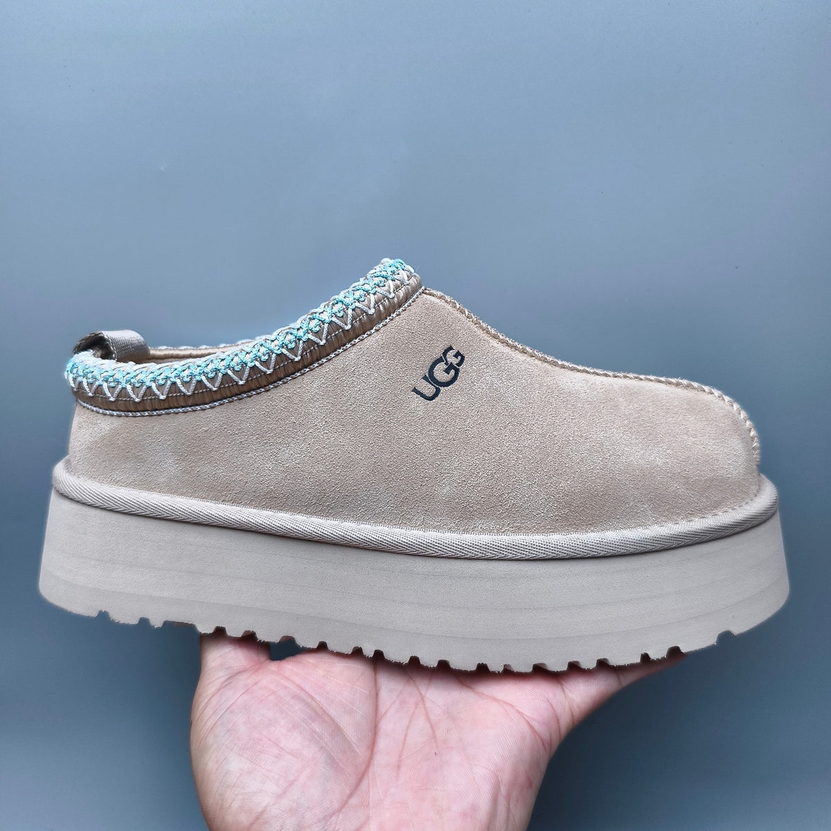 Beige Ethnic Style Chunky Sole Casual Shoes – In Stock