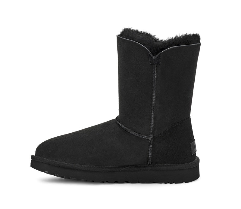 Black Side-Zip Mid-Calf Boots – In Stock