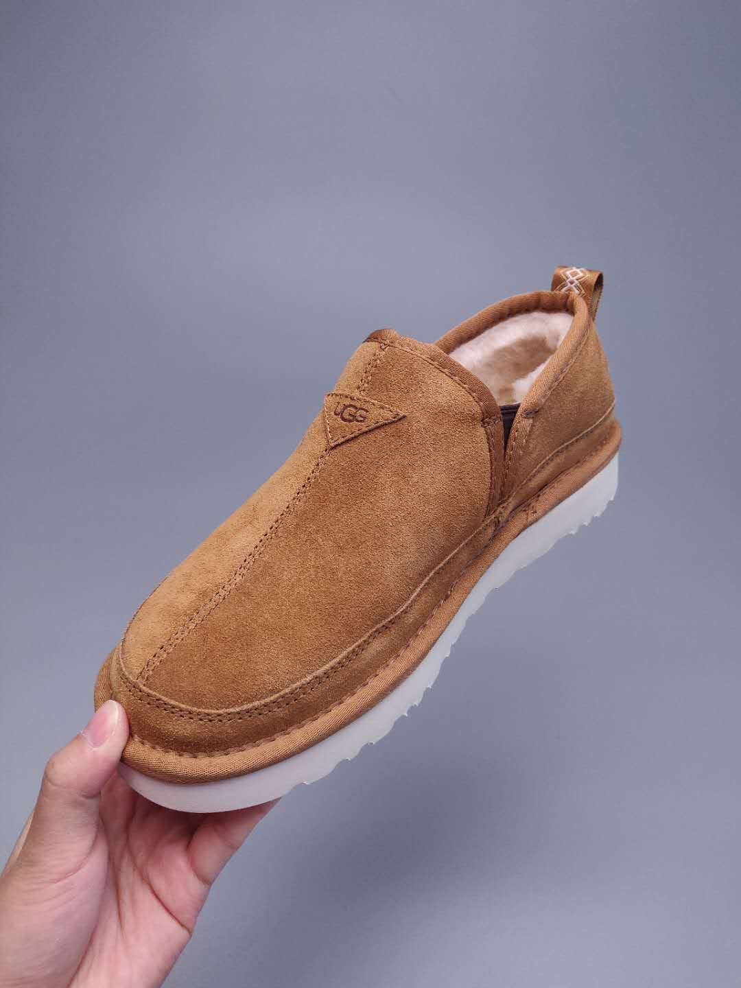 Chestnut Men’s Slip-On Low-Top Sneakers – In Stock