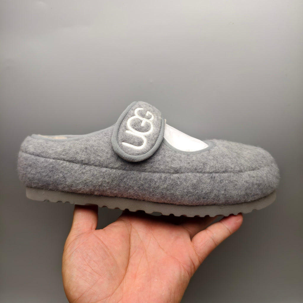Grey Mary Jane Ultra-Lightweight Casual Shoes – In Stock
