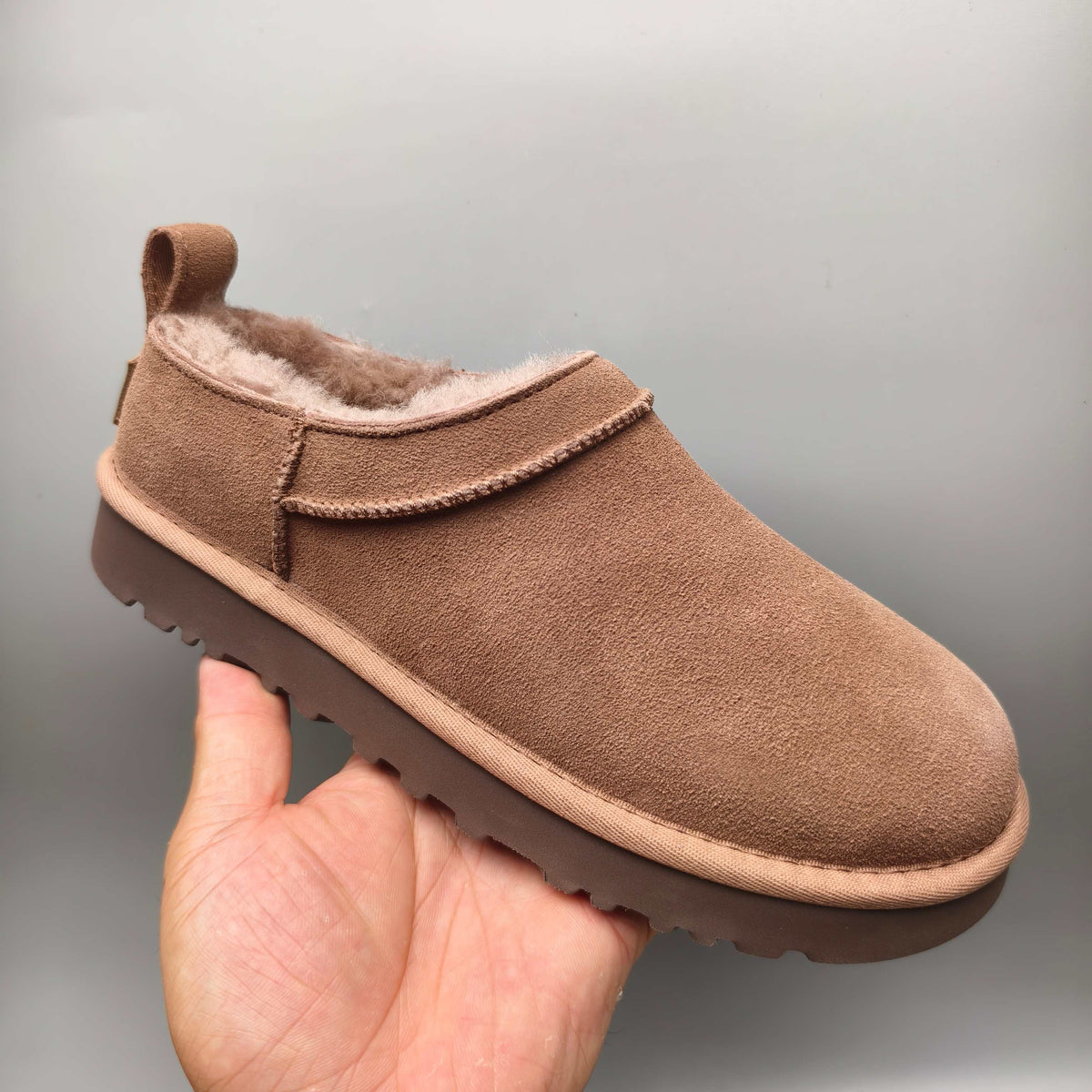 Mauve Pink Women’s Classic Slip-On Shoes – In Stock